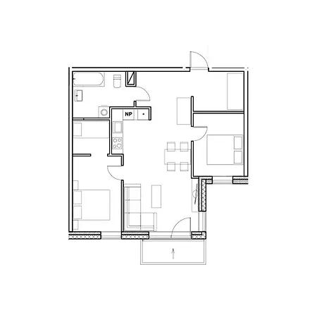 Apartment W Near Passenger Port