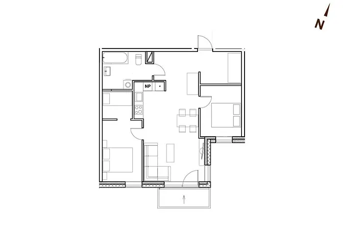 Apartman W Near Passenger Port
